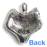 Wolf Pendant from Green Girl Studios 3/4" Pewter