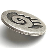 Restocked at Lower Price, Silver Bighorn Button, 13/16" / 20mm, Shank Back Metal  #FJ-14