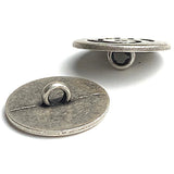Restocked at Lower Price, Silver Bighorn Button, 13/16" / 20mm, Shank Back Metal  #FJ-14