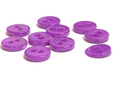 SALE 3/8" Tiny Purple River Shell 2-hole Button, Pack of TEN  #SK-2250