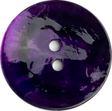 Dark Purple Shiny Pearl 7/8" - 15/16"  Shell 23mm 2-hole Button, #D-481