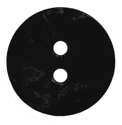 Black Shiny Pearl Shell, 9/16", 2-Holes, 15mm, Per Button #842-D