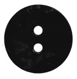 Black Shiny Pearl Shell, 9/16", 2-Holes, 15mm, Per Button #842-D