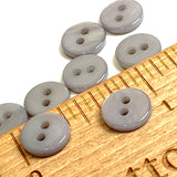3/8" Gray 2-Hole River Shell Button, Pack of TEN  #SK-2254