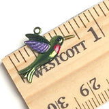 Hummingbird Charm, 3/4" Metal by Susan Clarke  #SC-529