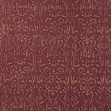 Maroon/Tan Rustic Silk/Hemp Vintage Batik Crepe from Japan, Perhaps Antique, By the Yard #753