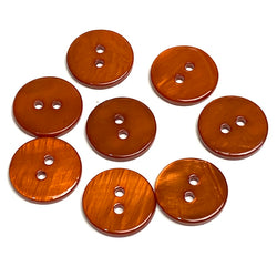 Copper River Shell 5/8" 2-Hole Button, Pack of 8  #SK-1769