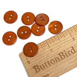 Copper River Shell 5/8" 2-Hole Button, Pack of 8  #SK-1769
