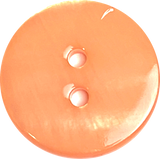 Orange Peach River Shell 11/16" 2-hole 18mm Button, Per Button, #SK-1794