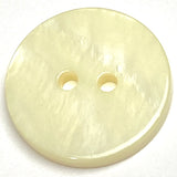 Pastel Yellow River Shell 11/16" Iridescent 2-hole, 18mm, Per Button, #SK-1796