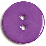 OVERSTOCK SALE, Less Bright Purple River Shell 5/8" 2-hole Button, Pack of 8   #SK-1779-522