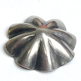 Re-Stocked 5/8" Repousse 8 Petals, Nickel Silver Shank Back Southwest Button 16mm USA-Made Shank Back  # SW-269