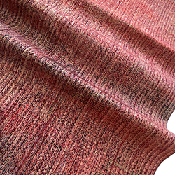 Sunset Storm Handweave, Vintage Kimono Silk from Japan By the Yard #401