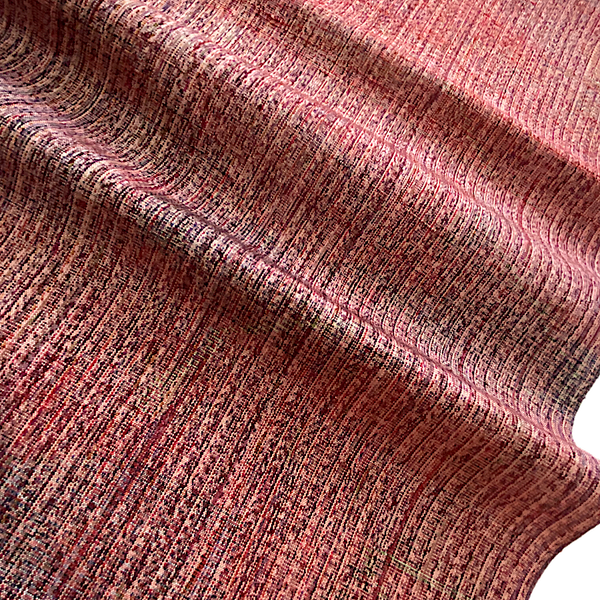 Sunset Storm Handweave, Vintage Kimono Silk from Japan By the Yard #401