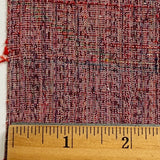 Sunset Storm Handweave, Vintage Kimono Silk from Japan By the Yard #401
