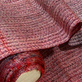 Sunset Storm Handweave, Vintage Kimono Silk from Japan By the Yard #401
