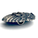 SALE, Eagle Head, Pewter Button 1" / 25mm Shank Back Made in USA #SW-264