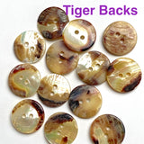 BULK DEAL of 110 Buttons, Moonrise Mother of Pearl Shell, 11/16" Iridescent 2-Hole 17.5mm Pack of 110  #KB-959-110