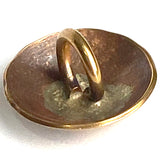 1/2" Bear Claws Brass Concho Shank Back Southwest Button  #WN32B