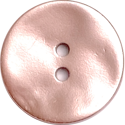 SALE, 11/16" Pale Pink 'Metallic' Pearl Shell 18mm 2-hole,  #D-977