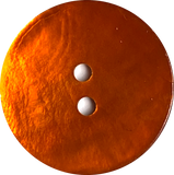 Bright Orange Pearl Shell 2-Hole 11/16" Button, Pack of 4, #300906-D