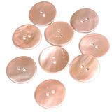 SALE, 11/16" Pale Pink 'Metallic' Pearl Shell 18mm 2-hole,  #D-977