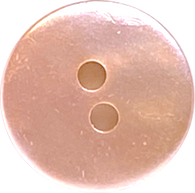 SALE, 1/2" Pale Pink Pearl 'Metallic' Shell 2-hole 13mm Buttons,  #D-193