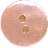 SALE, 1/2" Pale Pink Pearl 'Metallic' Shell 2-hole 13mm Buttons,  #D-193