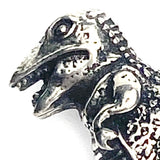 SALE, Dinosaur Button T-Rex Pewter 1-1/4" Shank Back, From Danforth Pewter 1.25"