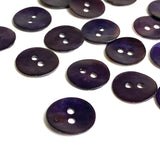 OUTLET ITEM Dark Purple 1/2" / 12.5mm Shell, Pack of FIFTY+ Buttons #LP-45-50