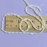 Running Low, Vintage White Freshwater 'Rice' Pearl Beads, 16" Strand #MV-74