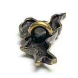 SALE Rabbit 3/4" Small Metal Running Bunny Button by Susan Clarke  #SC-96