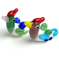Last Ones, Bird Bead/Figurine Handmade Lampwork Glass, Various Colors 1-1/8" x 3/4"  BOTH BIRDIES  #LP-05