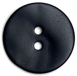 Re-Stocked, Black Velvet Agoya Shell 3/4" 2-hole 20mm Button, Per Button #1205