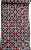 Infinite Circles Tsumugi Handweave from Japan. Kimono Ikat Silk 14" x 56" Piece  #123
