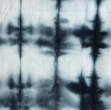 Teal/Black Blur, Cotton, Hand-Dyed MulMul from India, By the Yard #TK-40