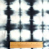 Teal/Black Blur, Cotton, Hand-Dyed MulMul from India, By the Yard #TK-40