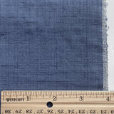 Dusty Navy Chunky Mid-Weight Slubby Hand Weave, Vintage Kimono Silk from Japan By the Yard #403