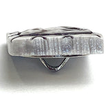 Cat Sitting, 9/16" Square Shank Back Art Stone Kitty Ceramic Button, #SC-1075