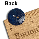 Royal Blue Shiny Agoya 2-Hole Button 13/16"  Per Button 20mm  #1232