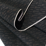 Very Dark Small Ikat Hanabishi Water Chestnut Vintage Stiff, Bouncy Hemp or Ramie? from Japan By the Yard #406