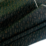 Very Dark Small Ikat Hanabishi Water Chestnut Vintage Stiff, Bouncy Hemp or Ramie? from Japan By the Yard #406