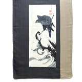 Re-Stocked, Eagle and Hawk Cotton Tenugui Towel from Japan, 100% Cotton 12" x 34"  #RK-08