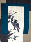 Re-Stocked, Eagle and Hawk Cotton Tenugui Towel from Japan, 100% Cotton 12" x 34"  #RK-08