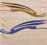 Re-Stocked, Three Rabbits Cotton Tenugui Towel from Japan, 100% Cotton 12" x 34"  #RK-09