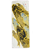 Carp and Dragon Gion Festival Cotton Tenugui Towel from Japan, 100% Cotton 12" x 34"  #RK-10