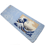 Re-Stocked, Great Wave of Kanagawa Cotton Tenugui Towel from Japan, 100% Cotton 12" x 34"  #RK-11