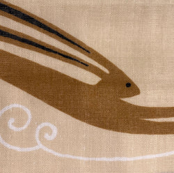 Three Rabbits Cotton Tenugui Towel from Japan, 100% Cotton 12" x 34"  #RK-09