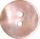 1/2" Pale Pink Pearl Metallic-Look Lustrous Shell 2-hole 13mm Button, Pack of Six, #D-193-6