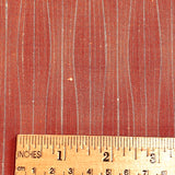 Peachy Salmon Wavy Wine-Kissed Stripes, Vintage Kimono Silk from Japan By the Yard,  #321